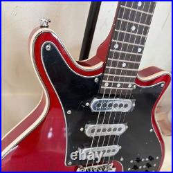 Red Electric Guitar, Three Single-Coil Pickups, Tremolo System, Free Shipping