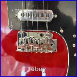 Red Electric Guitar, Three Single-Coil Pickups, Tremolo System, Free Shipping