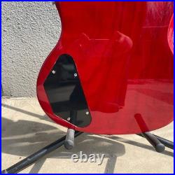 Red Electric Guitar mahogany body Chrome hardware HH pickups fast shipping