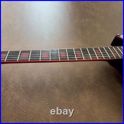 Red Multiply Binding Electric Guitar Handcrafted Archtop FREE SHIP Balck Parts