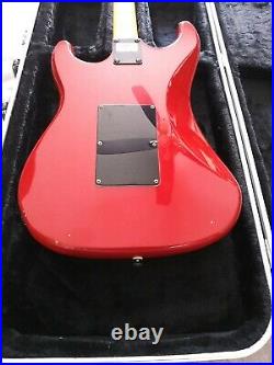 Red Vintage Vista Electric Guitar With Case