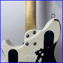 Relic Ivory Tremolo Electric Guitar Kill Switch Handcrafted Tribute FREE SHIP