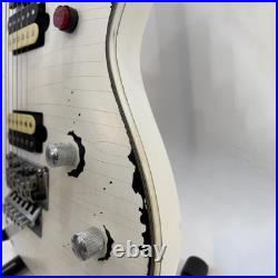 Relic Ivory Tremolo Electric Guitar Kill Switch Handcrafted Tribute FREE SHIP