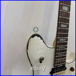 Relic Ivory Tremolo Electric Guitar Kill Switch Handcrafted Tribute FREE SHIP