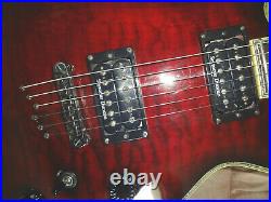 SCHECTER S-1 ELITE Diamond Series Devil Horn Electric Guitar, Set-neck
