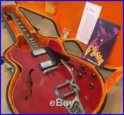 SUPERB Vintage 1968 GIBSON ES-335 CHERRY with OHSC & CANDY. COLLECTORS SET
