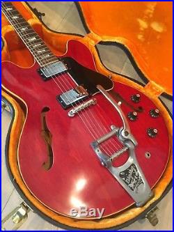 SUPERB Vintage 1968 GIBSON ES-335 CHERRY with OHSC & CANDY. COLLECTORS SET