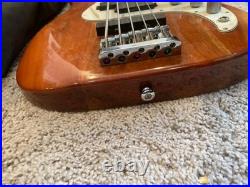 Samick Fairlane Greg Bennett 5-String Electric Bass Guitar with Gig Bag Black