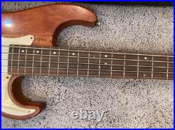 Samick Fairlane Greg Bennett 5-String Electric Bass Guitar with Gig Bag Black