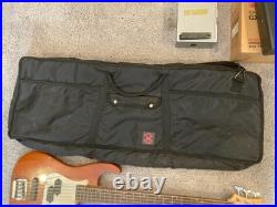 Samick Fairlane Greg Bennett 5-String Electric Bass Guitar with Gig Bag Black