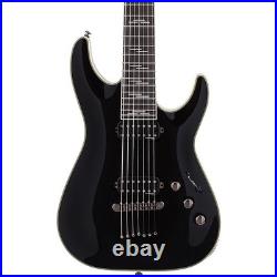 Schecter C-7 Blackjack 7-String Electric Guitar Gloss Black Refurbished