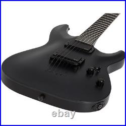 Schecter Guitar Research C-1 Platinum Blackout Guitar Satin Black 19788268398 RF Schecter Guitar Research C-1 Platinum Blackout Guitar Satin Black 19788268398 RF