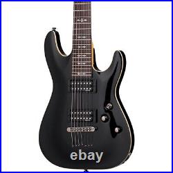 Schecter Guitar Research OMEN-7 Electric Guitar Black LN