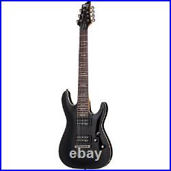 Schecter Guitar Research OMEN-7 Electric Guitar Black LN