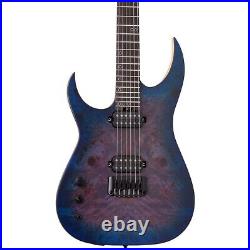 Schecter Keith Merrow KM-6 MK-III Left-Handed Guitar Blue Crimson Refurbished