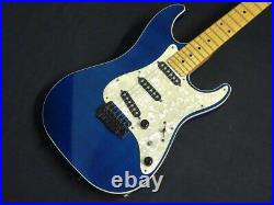 Schecter Stsee-Through Blue SSS 3S Strat St Type Electric Guitar