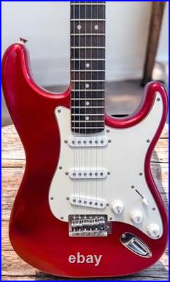Selder ST-Style Electric Guitar Red with Case