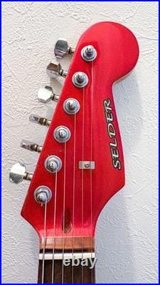 Selder ST-Style Electric Guitar Red with Case
