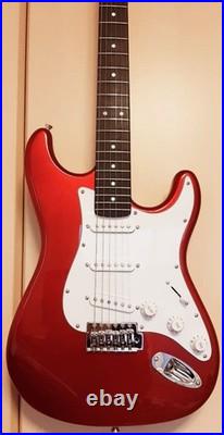 Selder ST-Style Electric Guitar Sparkle Red Neck Width Mod Full Setup
