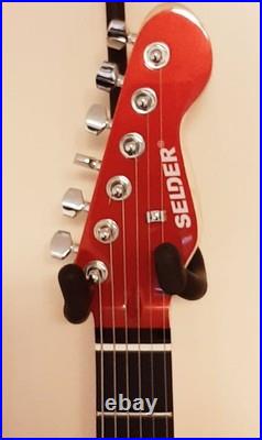 Selder ST-Style Electric Guitar Sparkle Red Neck Width Mod Full Setup