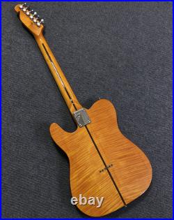 Ship US H. S. Anderson Mad Cat Amber Electric Guitar SS Pickups Maple Fretboard