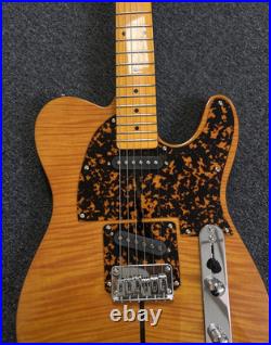 Ship US H. S. Anderson Mad Cat Amber Electric Guitar SS Pickups Maple Fretboard