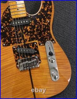 Ship US H. S. Anderson Mad Cat Amber Electric Guitar SS Pickups Maple Fretboard