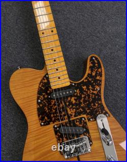 Ship US H. S. Anderson Mad Cat Amber Electric Guitar SS Pickups Maple Fretboard
