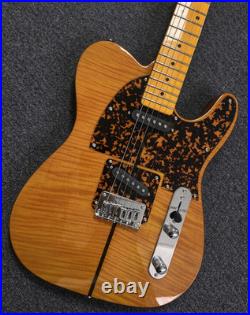 Ship US H. S. Anderson Mad Cat Amber Electric Guitar SS Pickups Maple Fretboard