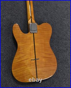 Ship US H. S. Anderson Mad Cat Amber Electric Guitar SS Pickups Maple Fretboard