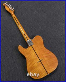 Ship US H. S. Anderson Mad Cat Amber Electric Guitar SS Pickups Maple Fretboard
