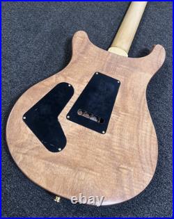 Ship US Natural Electric Guitar Maple Fingerboard Gold Hardware Solid Body