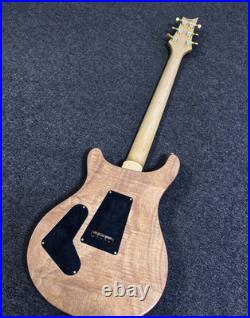 Ship US Natural Electric Guitar Maple Fingerboard Gold Hardware Solid Body