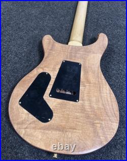 Ship US Natural Electric Guitar Maple Fingerboard Gold Hardware Solid Body