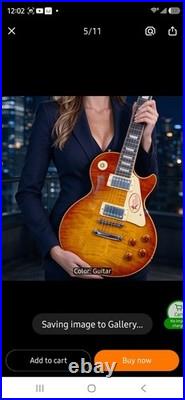 Single Cutaway Sunburst Solid Body 6-String Electric Guitar RH Maple Body