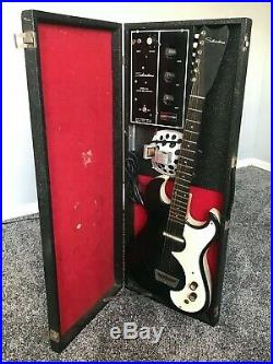 Sixties Vintage Silvertone 1448 Guitar with a Working Amp in Case