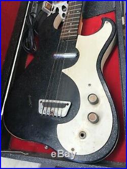 Sixties Vintage Silvertone 1448 Guitar with a Working Amp in Case