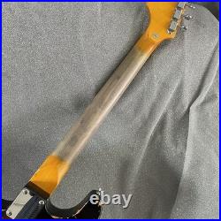 Solid Body Electric Guitar 6 String Maple Neck Heavy New Sunburst Unbranded