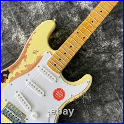 Solid Body Electric Guitar Stainless Rounded Fret Edge No Logo Free Shipping