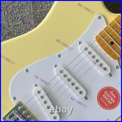 Solid Body Electric Guitar Stainless Rounded Fret Edge SSS Pickups Fast Ship US