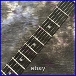 Solid Electric Guitar Quilted Maple Top Blue Burst SSH Pickups Free Shipping US