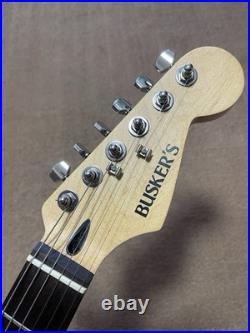 Sound Output Ok Busker'S Electric Guitar Stratocasterwith Leather Soft Case Cts