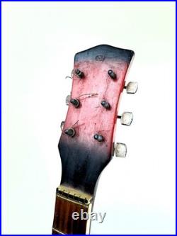 Soviet Vintage Semi Acoustic Guitar Lviv USSR 6 String Retro Instrument