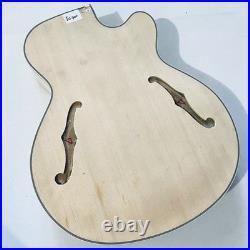 Spruce Wood Top Full Hollow Body Jazz Guitar DIY Project Spruce Wood Top Full Hollow Body Jazz Guitar DIY Project