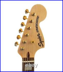 Squier 40th Anniversary Gold Edition Stratocaster Electric Guitar, Lake Placid B