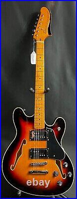 Squier Classic Vibe Starcaster Semi-Hollow Body Electric Guitar 3-Tone Sunburst