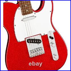 Squier Limited-Edition Bullet Telecaster Guitar Red Sparkle 194744893087 OB