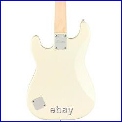 Squier Mini Stratocaster Maple FB LE Guitar Olympic White 194744501821 OB