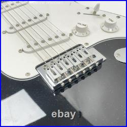 Squier Strat by Fender Black Electric Guitar TESTED