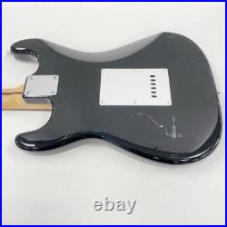 Squier Strat by Fender Black Electric Guitar TESTED